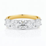 Sienna… 2.50 Carat Lab-Grown Diamond Set Ring In Two-Tone 18ct Gold