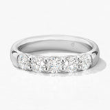 Signature 5 Stone Band Ring from Hearts On Fire