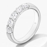 Signature 5 Stone Band Ring from Hearts On Fire