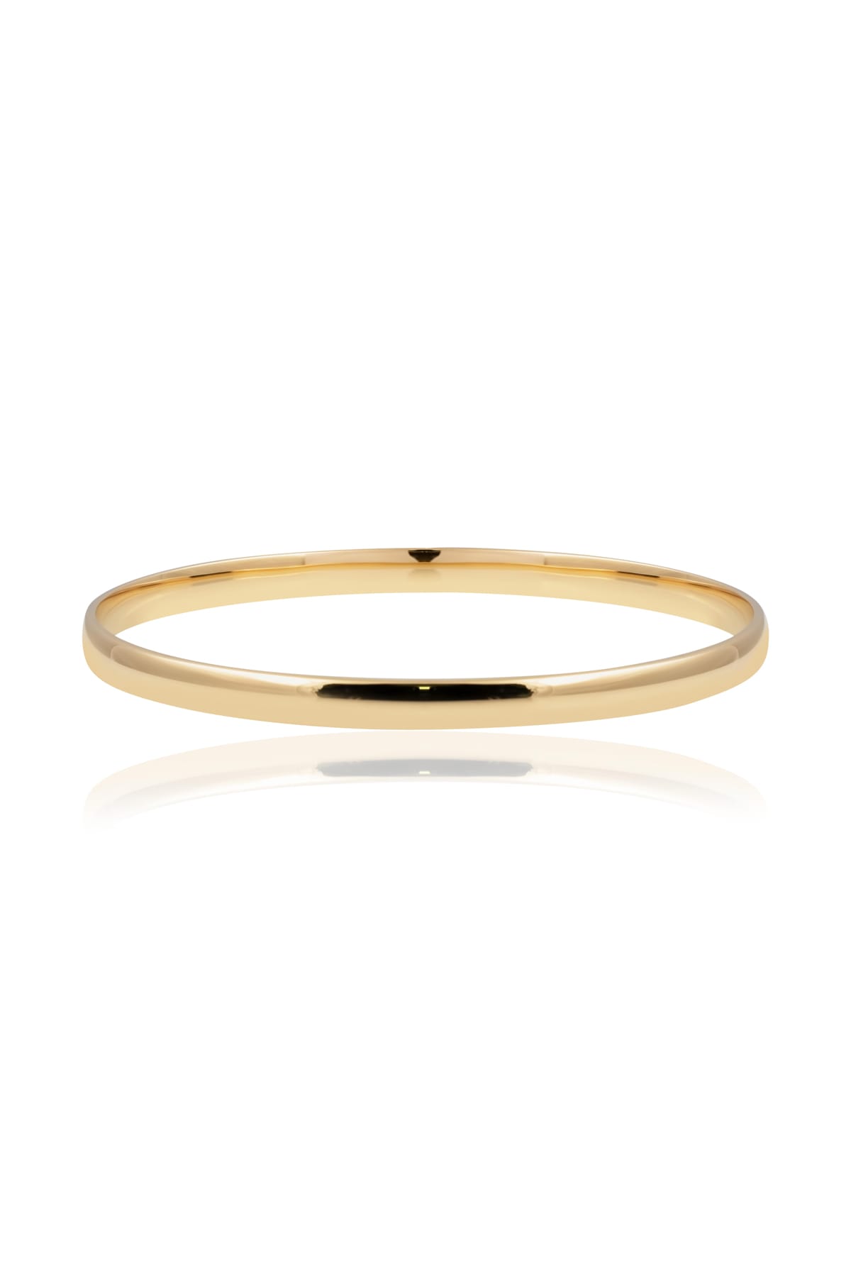 Solid 9 Carat Yellow Gold 5mm Wide Bangle available at LeGassick Diamonds and Jewellery Gold Coast, Australia.