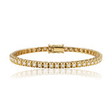2 Carat Diamond Tennis Bracelet in 9ct Yellow Gold available at LeGassick Diamonds and Jewellery Gold Coast, Australia.