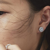 Tessa Diamond Circle Earrings From Hearts On Fire available at LeGassick Diamonds and Jewellery Gold Coast, Australia.