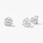 Three-Prong Diamond Stud Earrings From Hearts On Fire