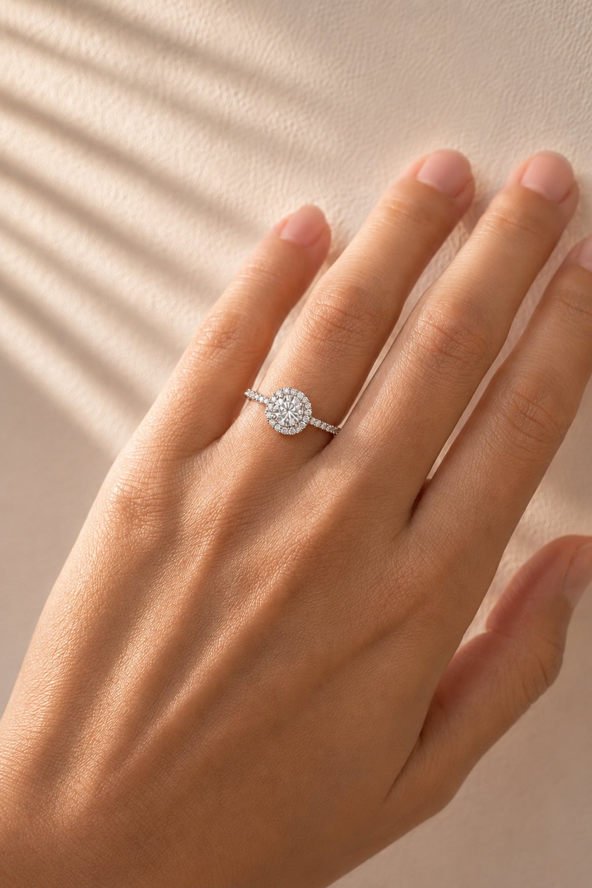 Transcend Halo Engagement Ring From Hearts On Fire