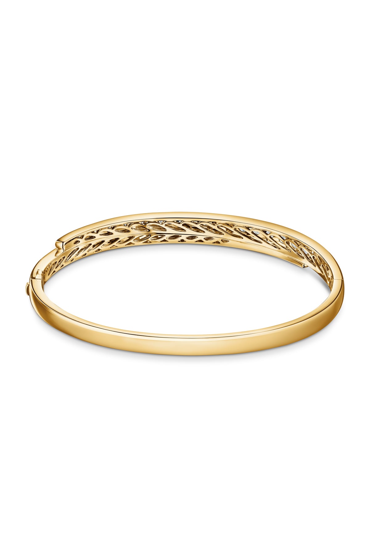 Vela Crossover Bangle From Hearts On Fire exclusive to LeGassick Jewellery, Gold Coast, Australia.