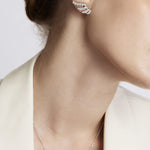 Vela French Cut Pavé Diamond Pendant Necklace from Hearts On Fire at LeGassick.