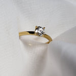 Yellow Gold 0.50ct Round Cut FSI1 Claw Set Diamond Ring from LeGassick Jewellery, Gold Coast, Australia.