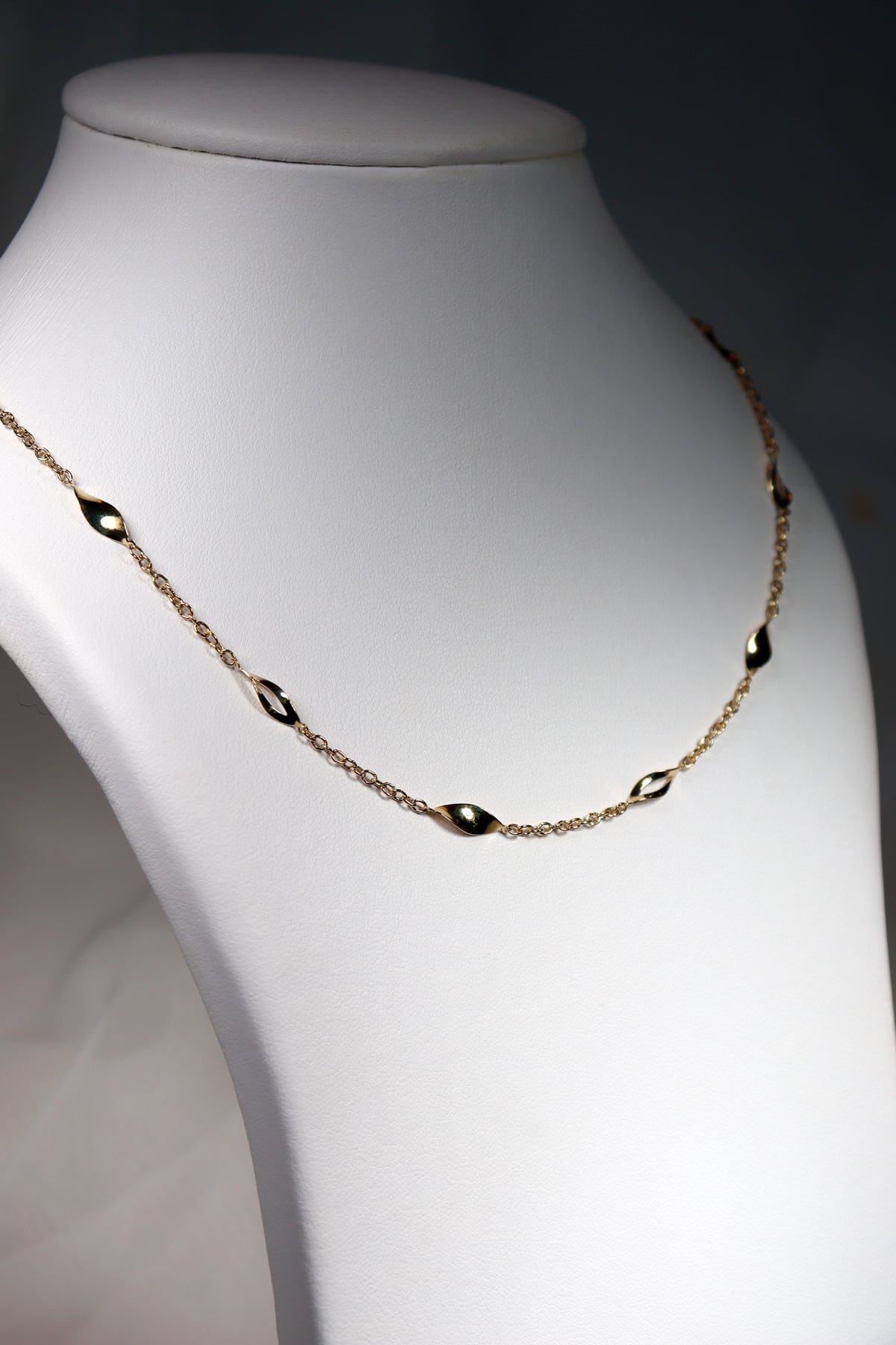 Yellow Gold Alternating Chain with Heavy Diamond Shapes Necklet from LeGassick Jewellery, Gold Coast, Australia.