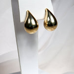 Yellow Gold Medium Teardrop Stud Earrings from LeGassick Jewellery, Gold Coast, Australia.