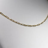 Yellow Gold 45cm Solid Long Open Oval Link 2.5mm Paperclip Chain from LeGassick Jewellery, Gold Coast, Australia.