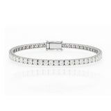Alexis... 8.85 Carat Lab Diamond Tennis Bracelet in White Gold