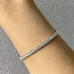 Alexis... 8.85 Carat Lab Diamond Tennis Bracelet in White Gold