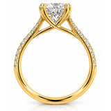 Amanda... 2ct Round Brilliant Lab Grown Diamond Engagement Ring in 18ct Yellow Gold