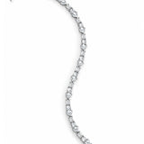 Anita... 5.22ct Mixed Cut Lab Grown Diamond Tennis Bracelet in Platinum