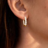 Anna... Inside Out Lab Grown Diamond Huggie Earrings
