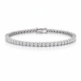 Carrie... 5.40 Carat Lab Grown Diamond Tennis Bracelet In Yellow Gold