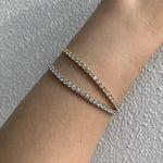 5.45 Carat Lab Diamond Tennis Bracelets In Yellow Gold. Part of The Madison Collection and exclusive to LeGassick.