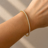 Charlize... 4.70 Carat Lab Grown Diamond Tennis Bracelet in 18ct Gold