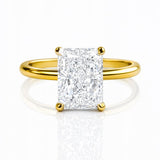 Chloe... Radiant Cut Lab Grown Diamond Ring