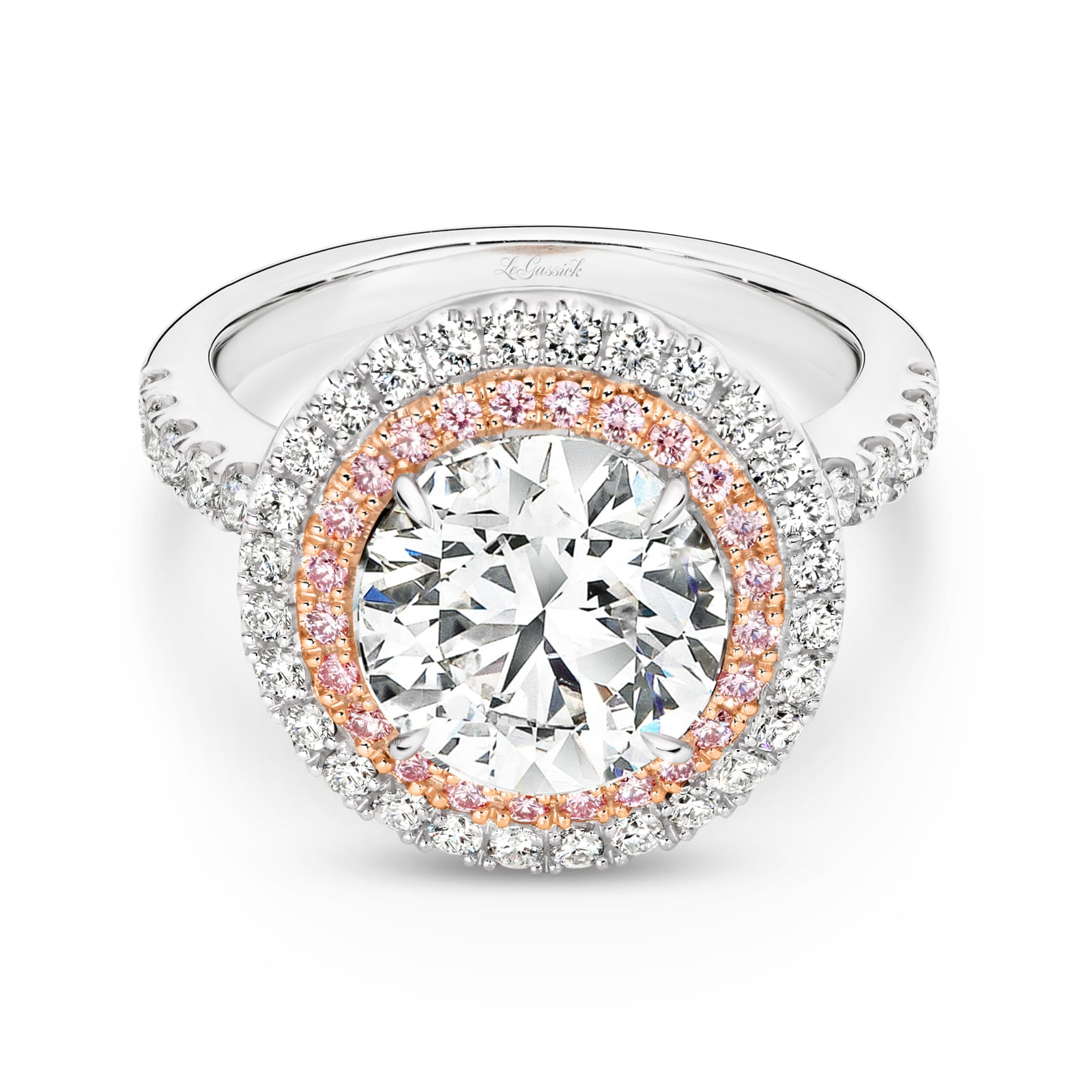 Cleopatra 4.51ct Round Brilliant Cut Diamond Ring part of the Beyond Luxury Collection by LeGassick.
