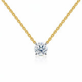 Coco... Four Claw Lab Grown Diamond Solitaire Pendant