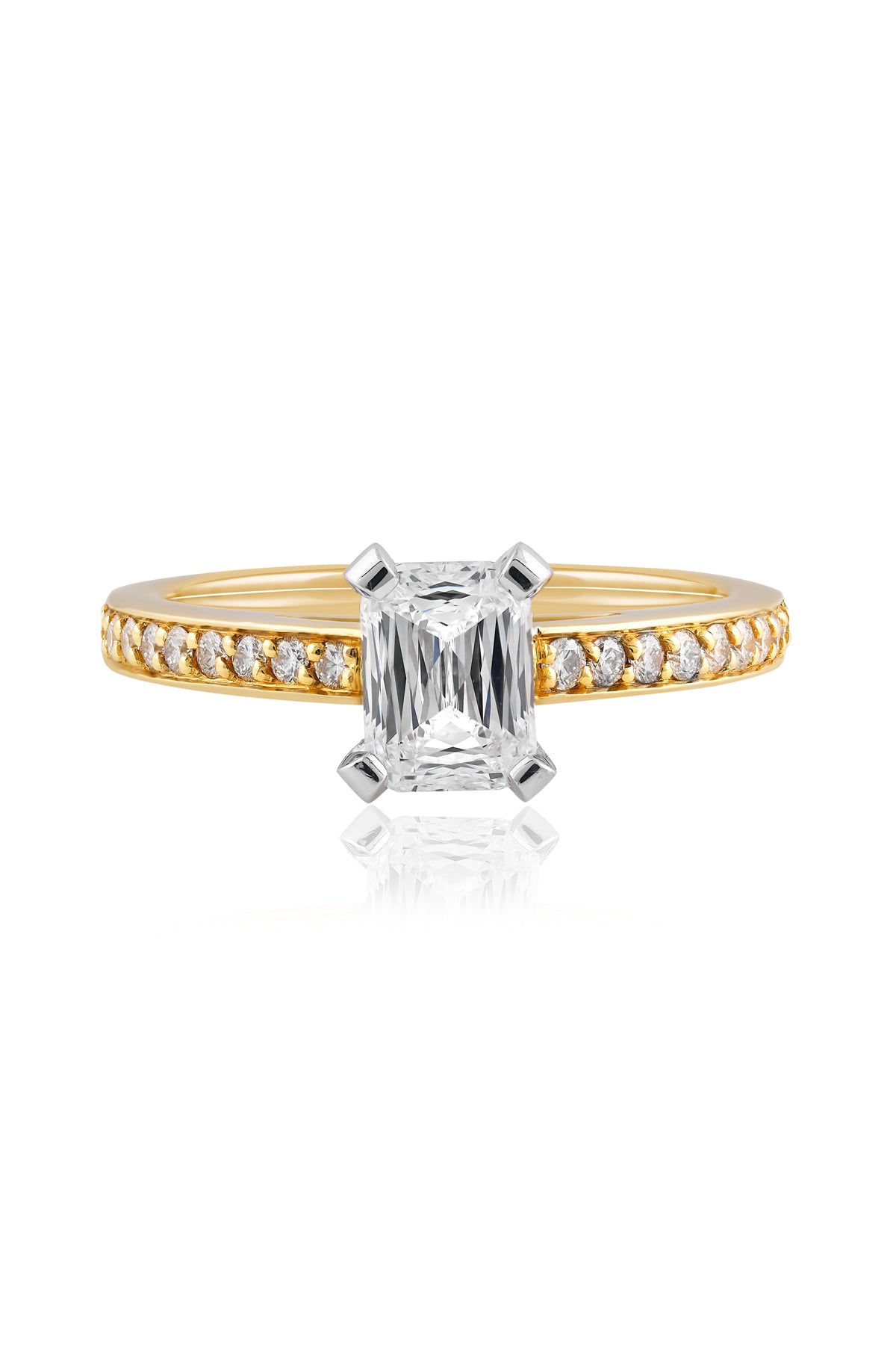 1 Carat Emerald Cut Diamond Engagement Ring from LeGassick Jewellery.