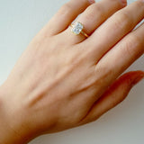 Eva... 1.50 Carat Radiant Cut Lab Diamond Ring In 18ct Yellow Gold