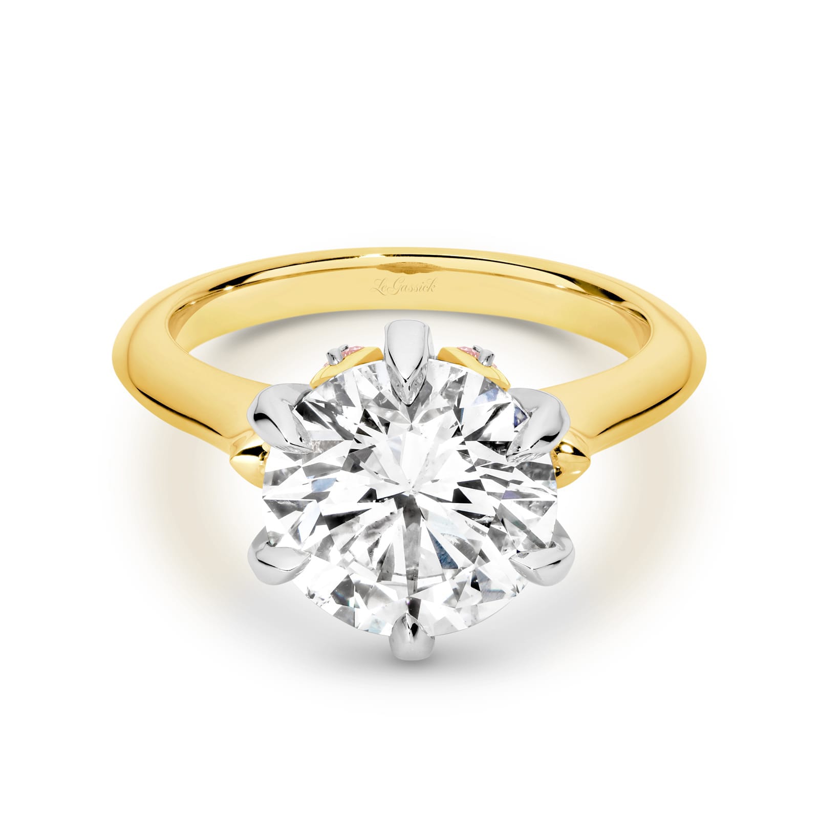 Genevieve 5ct Round Brilliant Cut Solitaire Diamond Ring part of The Beyond Luxury Collection by LeGassick.