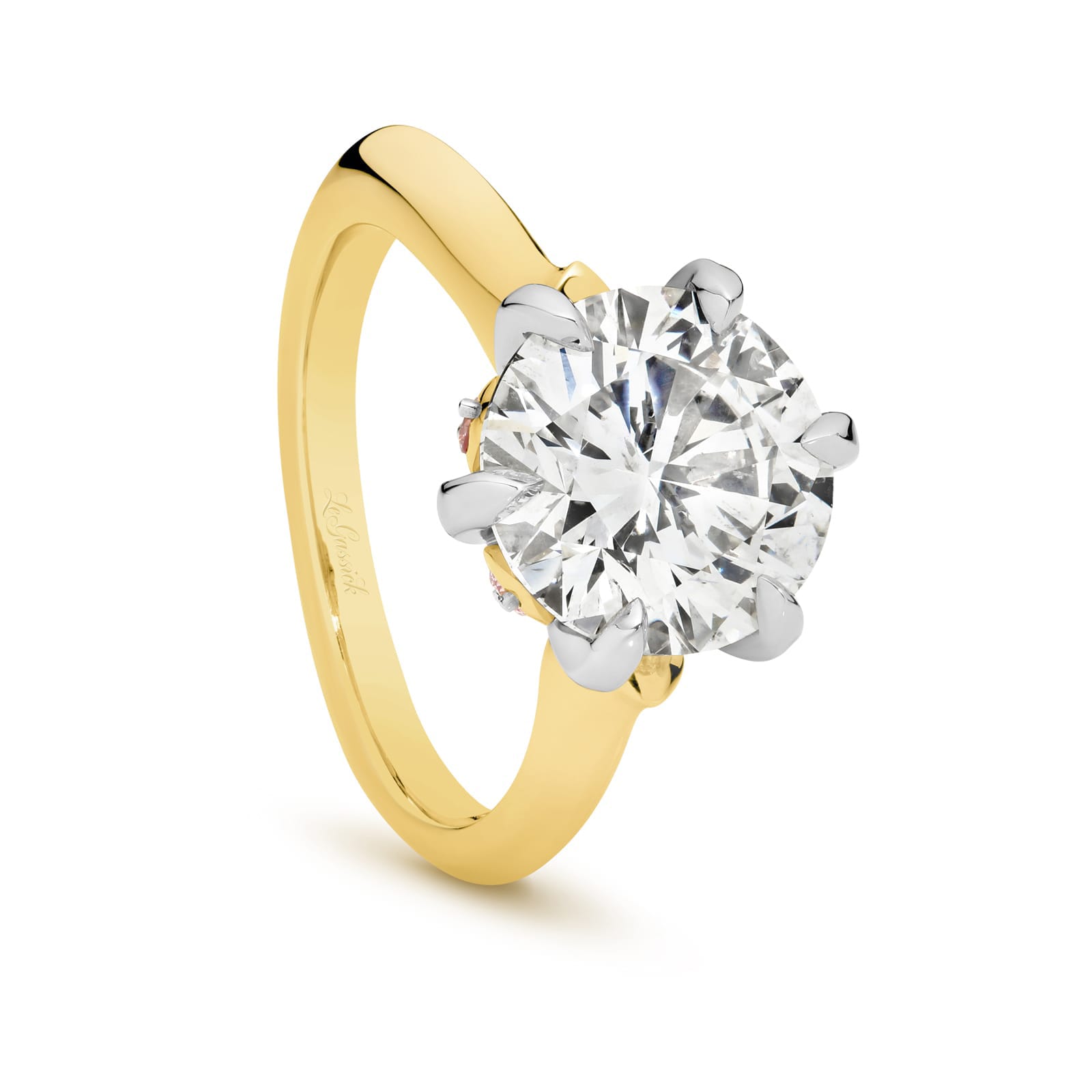 Genevieve 5ct Round Brilliant Cut Solitaire Diamond Ring part of The Beyond Luxury Collection by LeGassick.