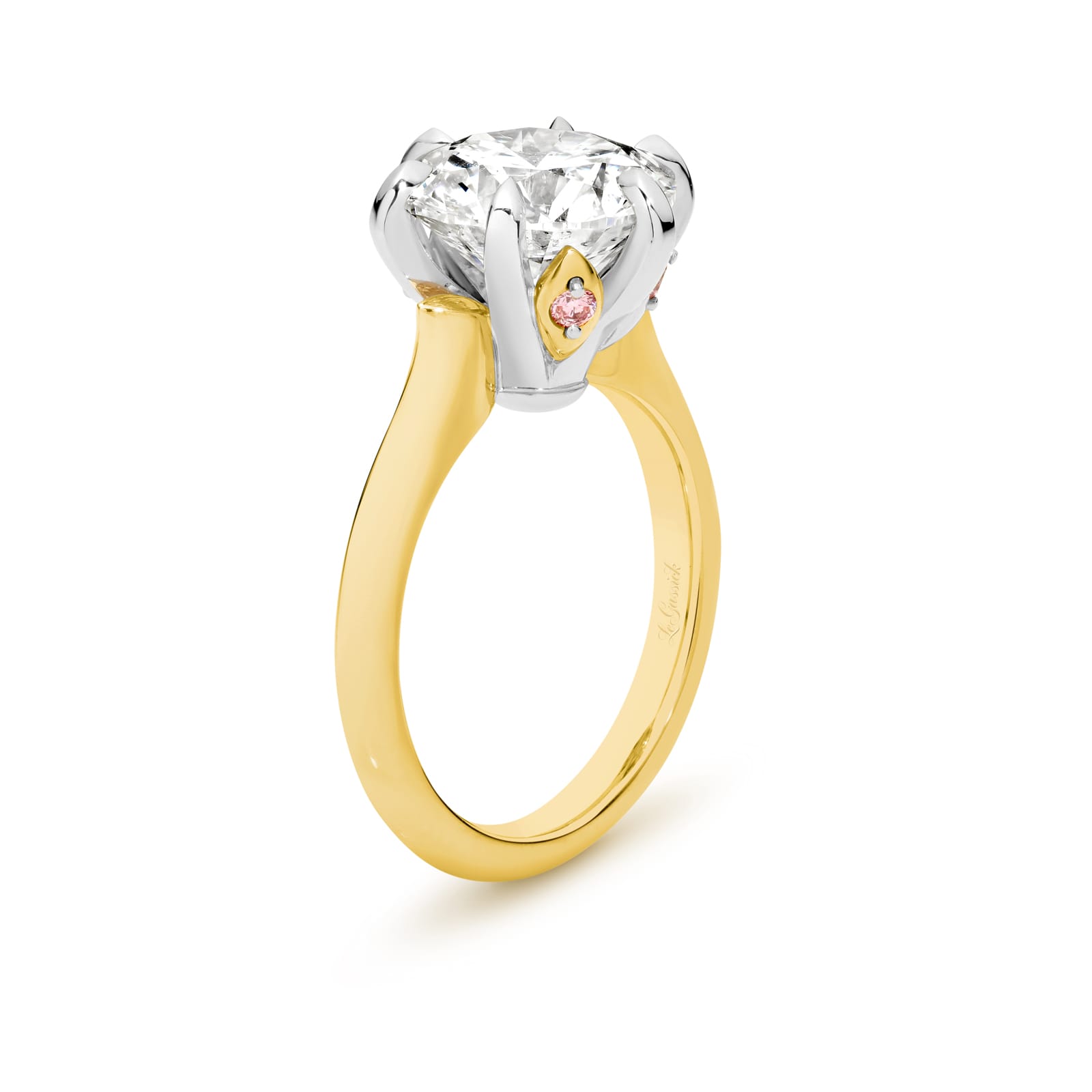 Genevieve 5ct Round Brilliant Cut Solitaire Diamond Ring part of The Beyond Luxury Collection by LeGassick.