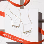 Barre Floating Diamond Pave Pendant Necklace from Hearts On Fire from LeGassick Jewellery Gold Coast, Australia.