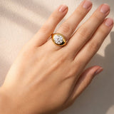 Jessica... 3.00ct Round Brilliant Cut Lab Grown Diamond Wide Tapered Ring