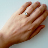 Katie... 1.50 Carat Oval Cut Lab-Grown Diamond Offset Ring