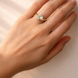 Kirsten... 1.0 Carat Oval Cut Lab Diamond Bezel Set Ring