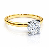 Marilyn... Round Brilliant Cut Lab Grown Diamond Solitaire Ring