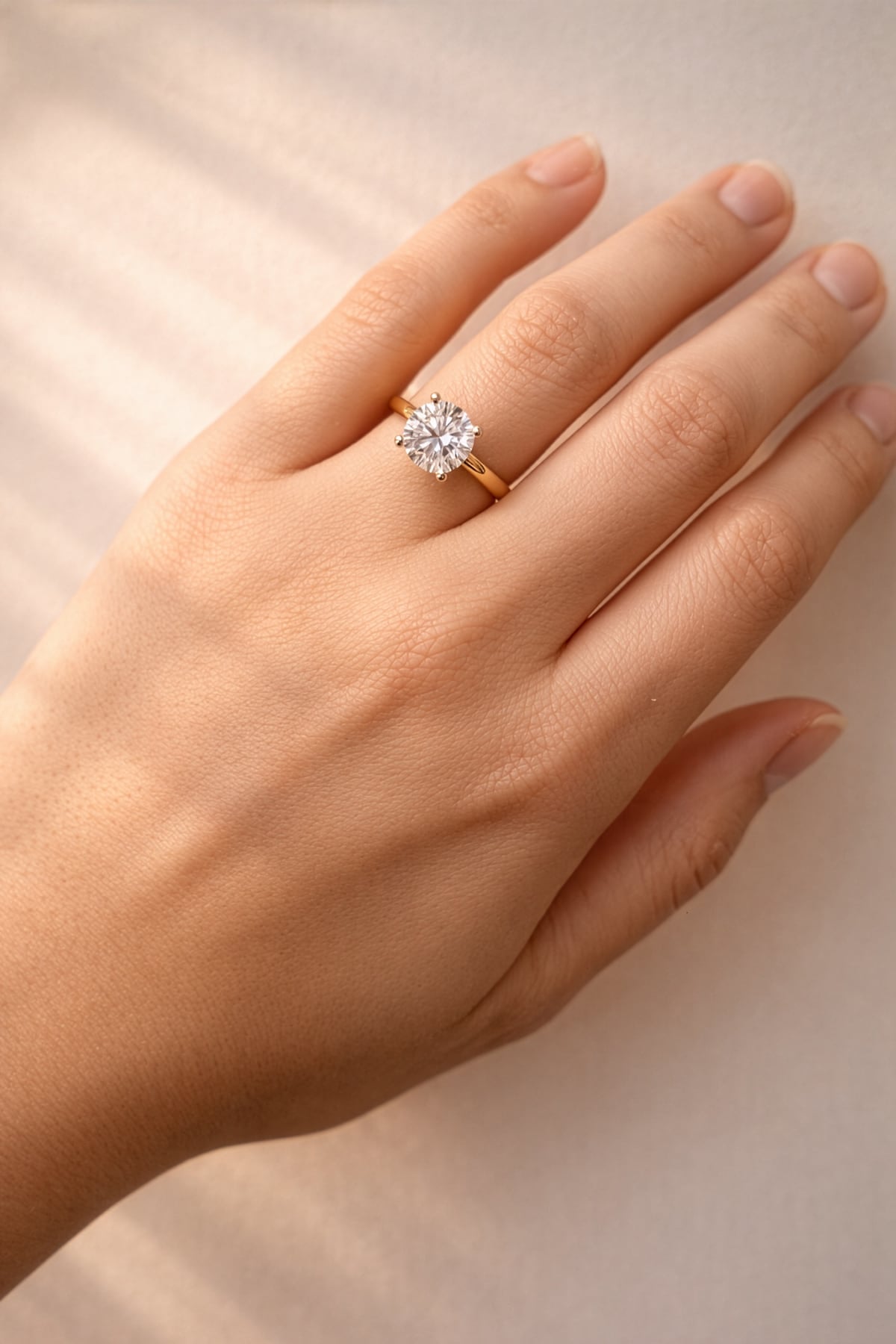 Marilyn... Round Brilliant Cut Lab Grown Diamond Solitaire Ring