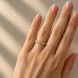 Marla... Lab Grown Diamond Wedding Band in 18ct Gold