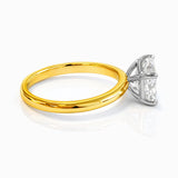 Olivia... East West Emerald Cut Lab Grown Diamond Ring