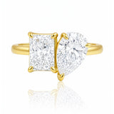 Olsen... 3 Carat Toi Et Moi Lab Grown Diamond Ring