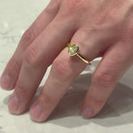 Yellow Gold 0.50ct Oval Cut FSI1 Rubover Set Diamond Ring from LeGassick Jewellery, Gold Coast, Australia.