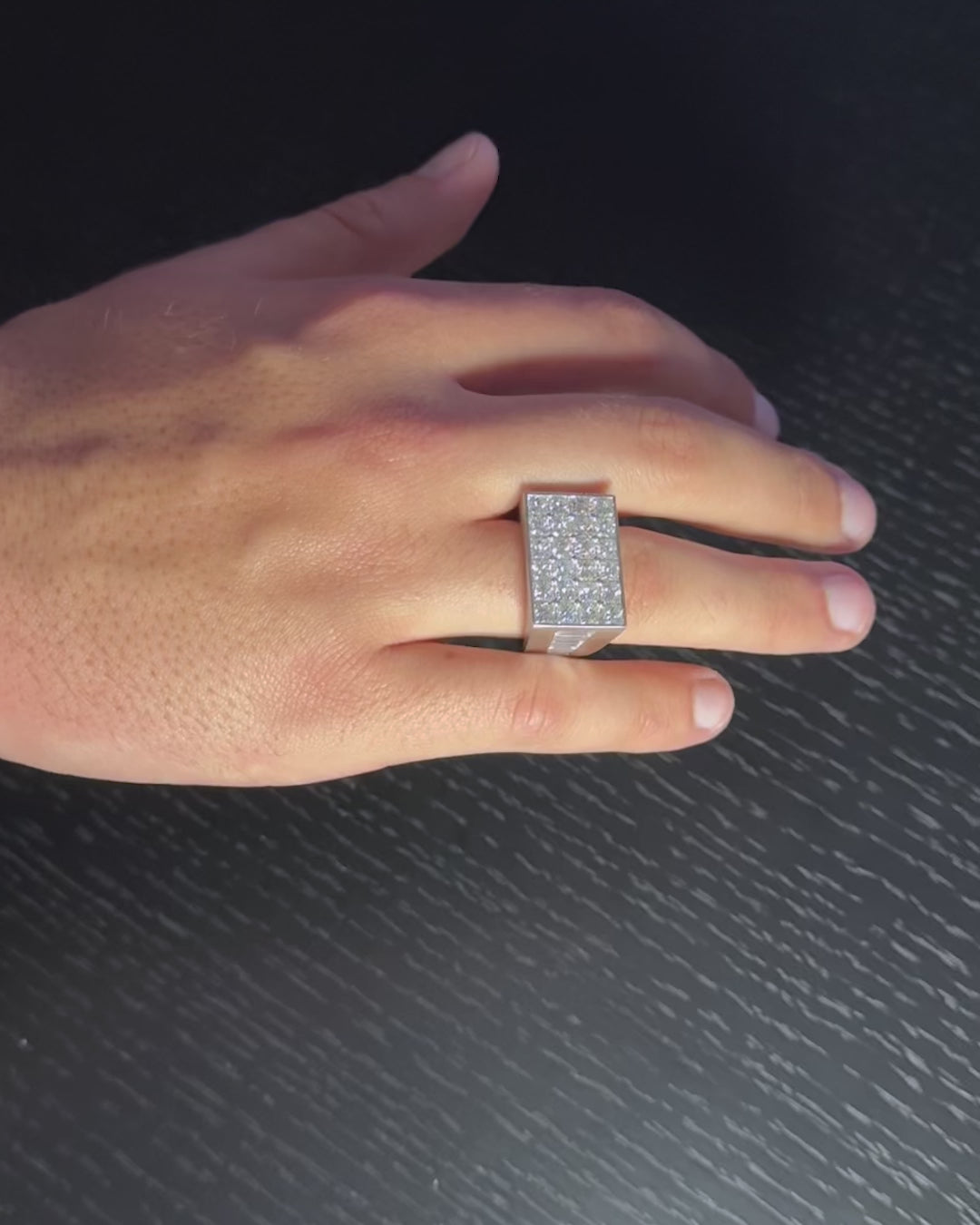 Platinum Princess and Baguette Cut Diamond Set Ring available from LeGassick Jewellery, Gold Coast, Australia. Showrooms at Pacific Fair and Runaway Bay Centre.