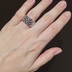 1.35 Carat Wide Diamond Dress Ring In White Gold from LeGassick Jewellery.