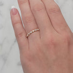 18ct Yellow Gold Marquise & Round Brilliant Diamond Ring from LeGassick.