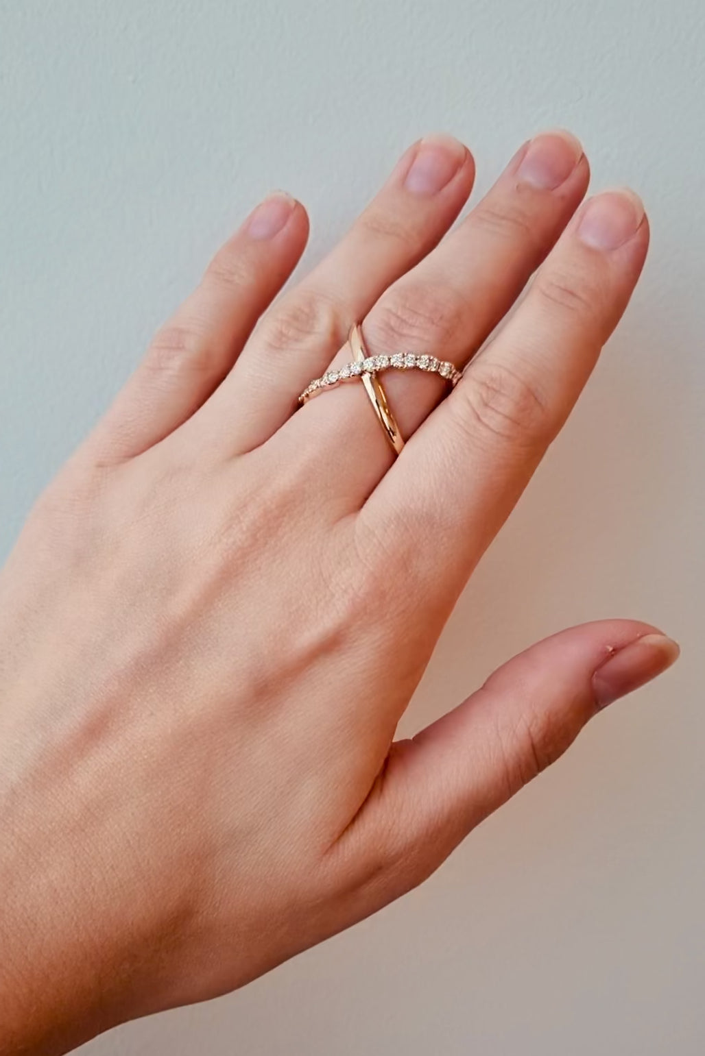 Lorelei Criss Cross Ring From Hearts On Fire available at LeGassick Diamonds and Jewellery Gold Coast, Australia.