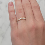 Marquise & Round Brilliant Diamond Ring In 18ct Yellow Gold from LeGassick