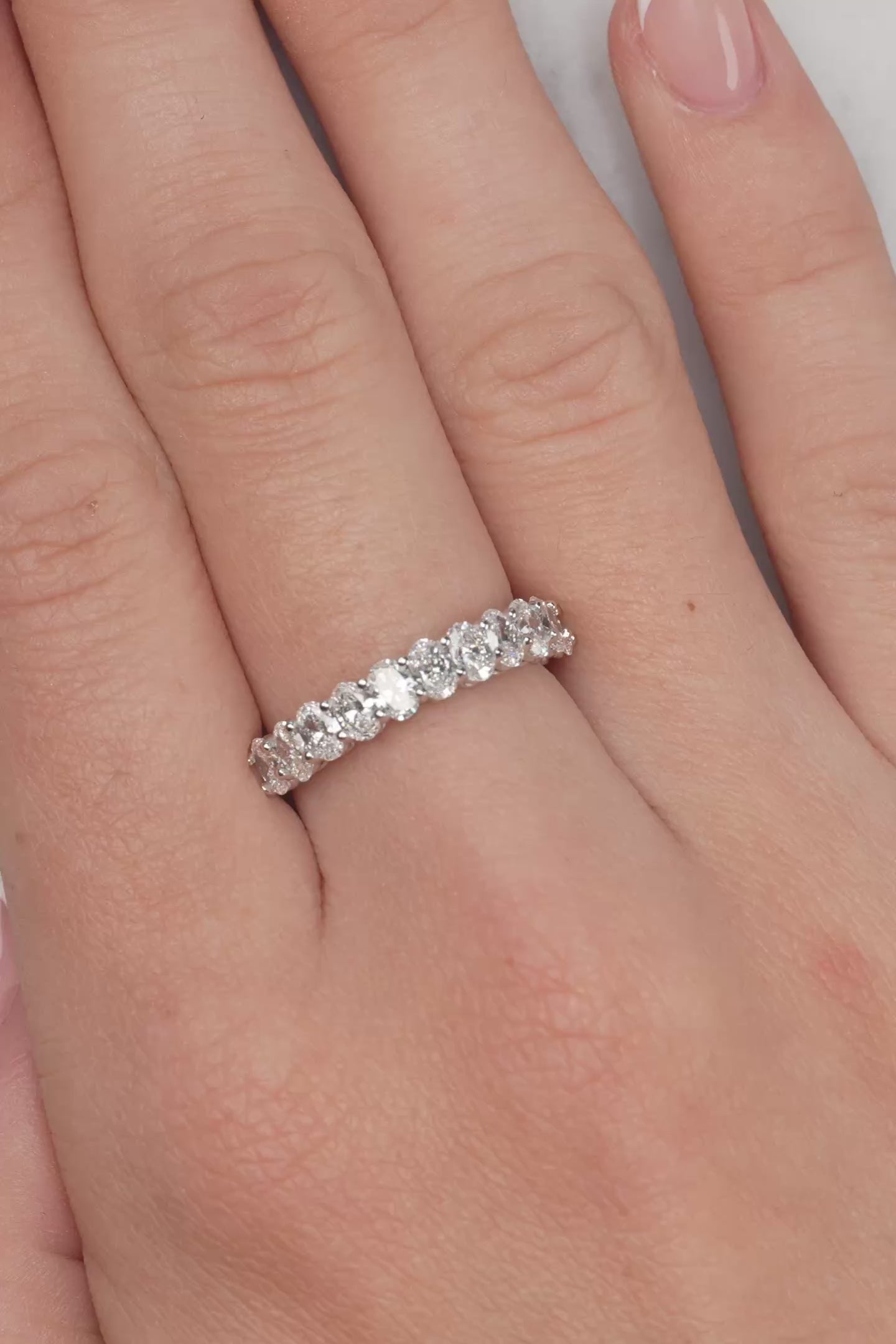11 Oval Diamond Wedding Ring Set In Yellow & White 18ct Gold available from LeGassick Fine Jewellery, Gold Coast, Australia.