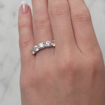 Sienna… 2.50 Carat Lab-Grown Diamond Set Ring In Two-Tone 18ct Gold from The Madison Collection.
