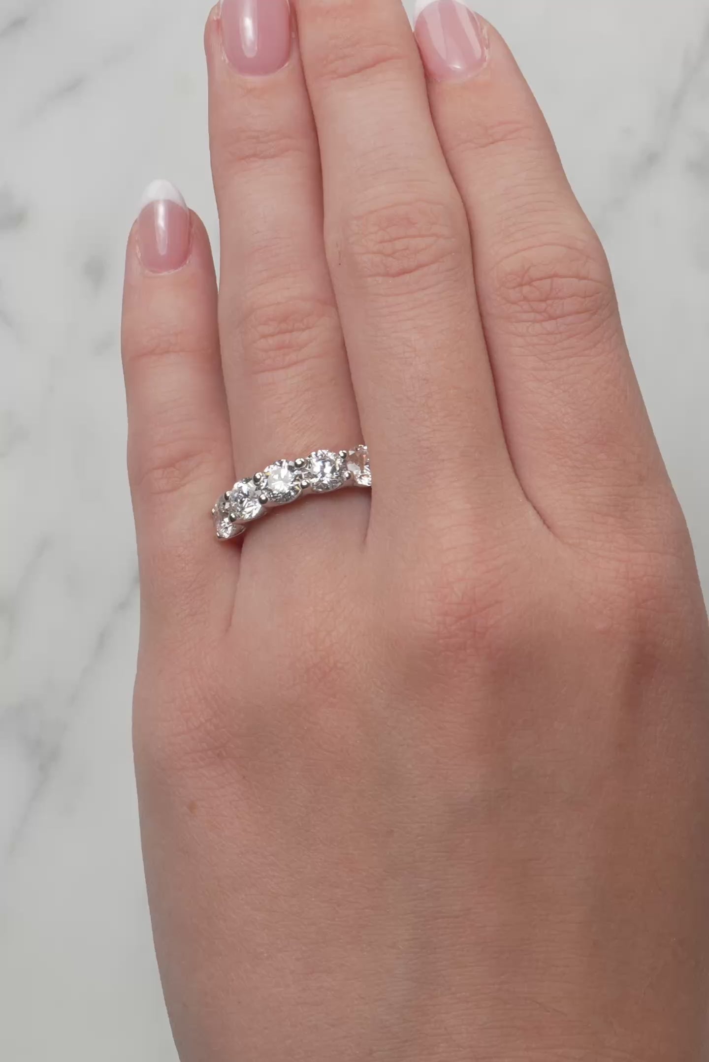 Sienna… 2.50 Carat Lab-Grown Diamond Set Ring In Two-Tone 18ct Gold from The Madison Collection.