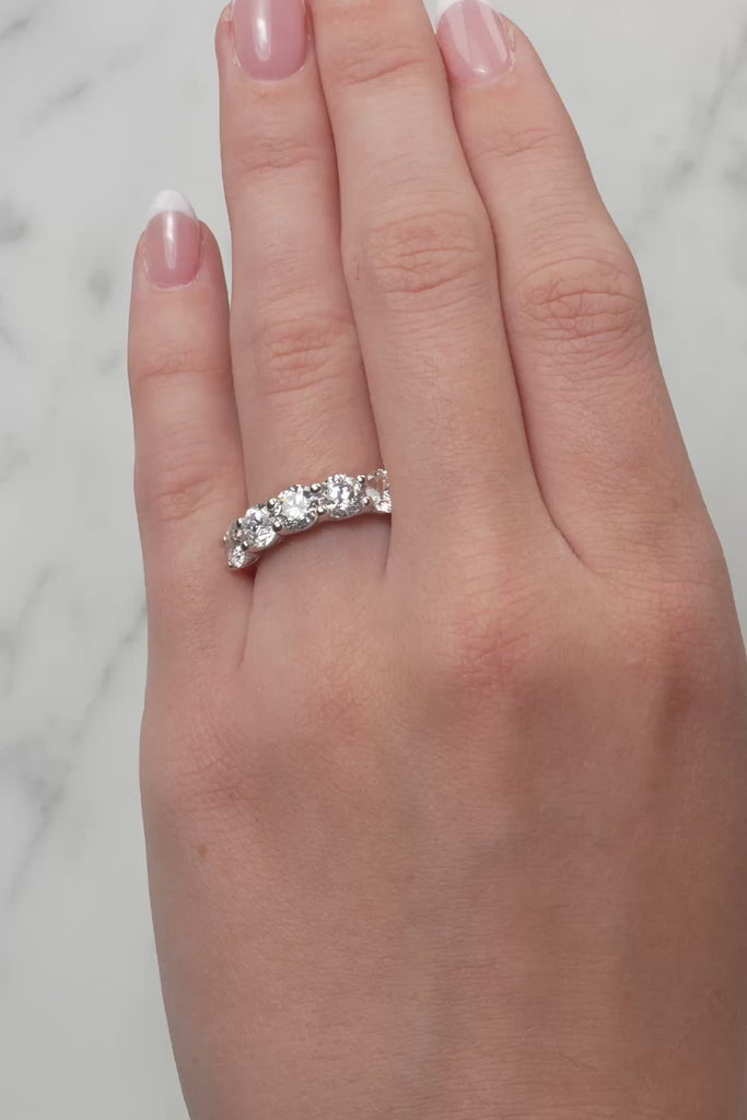 Sienna… 2.50 Carat Lab-Grown Diamond Set Ring In Two-Tone 18ct Gold from The Madison Collection.