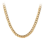 Solid 9 Carat Yellow Gold Roller Necklet from LeGassick Jewellery.